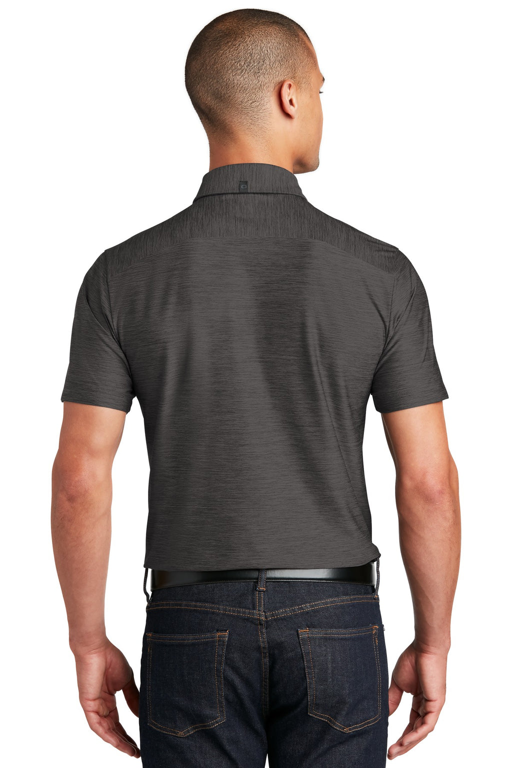OGIO Slate Polo. OG143 - Blacktop - back