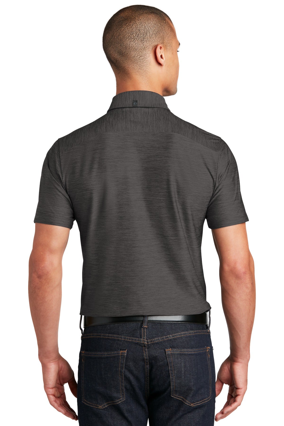 OGIO Slate Polo. OG143 - Blacktop - back