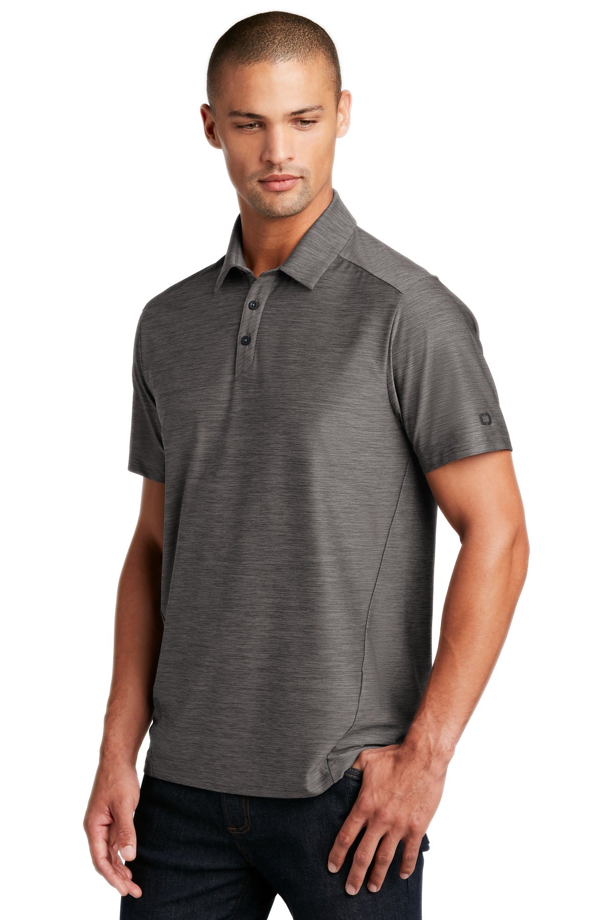 OGIO Slate Polo. OG143 - Gear Grey - three_q