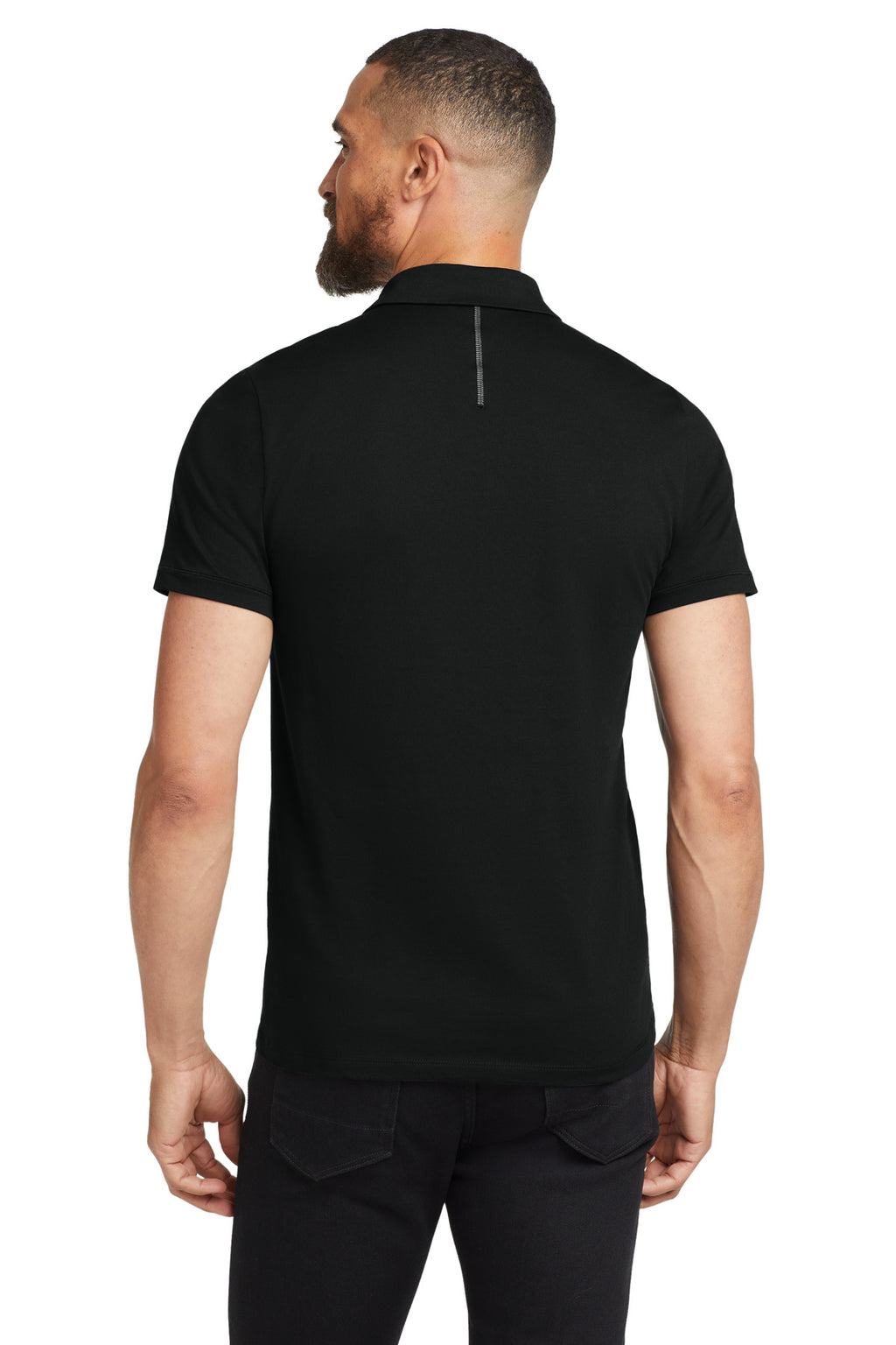 OGIO Code Stretch Polo. OG146 - Blacktop - back