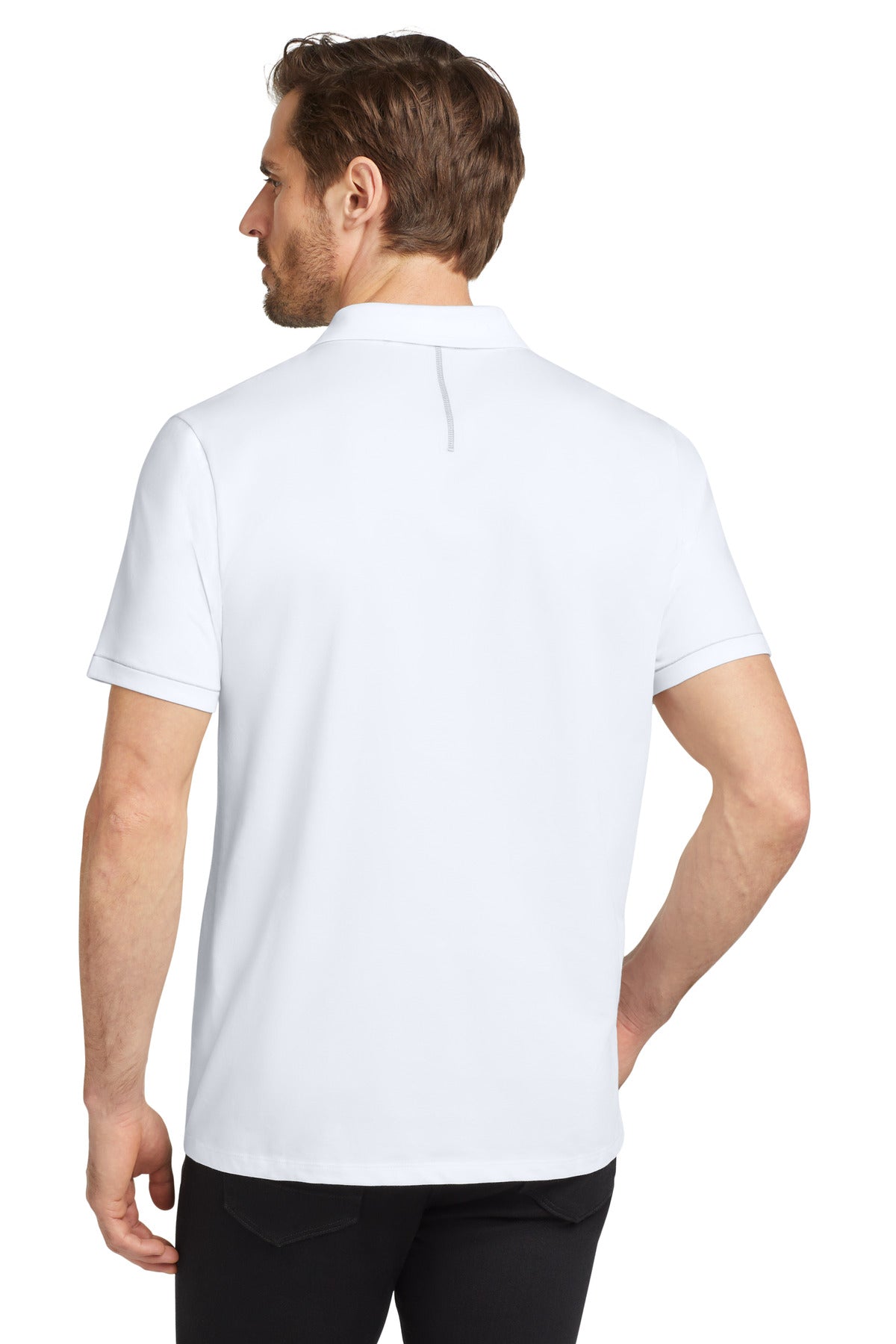 OGIO Code Stretch Polo. OG146 - Bright White - back