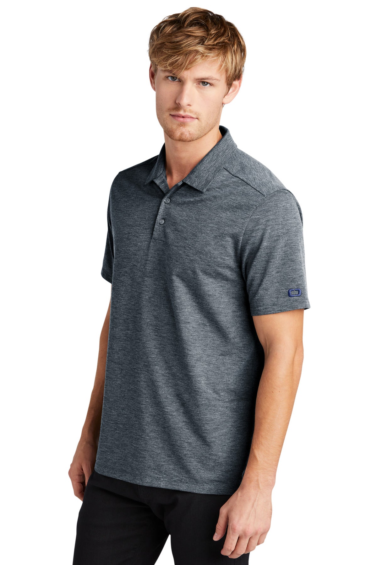 OGIO Evolution Polo OG147 - River Blue Navy - three_q