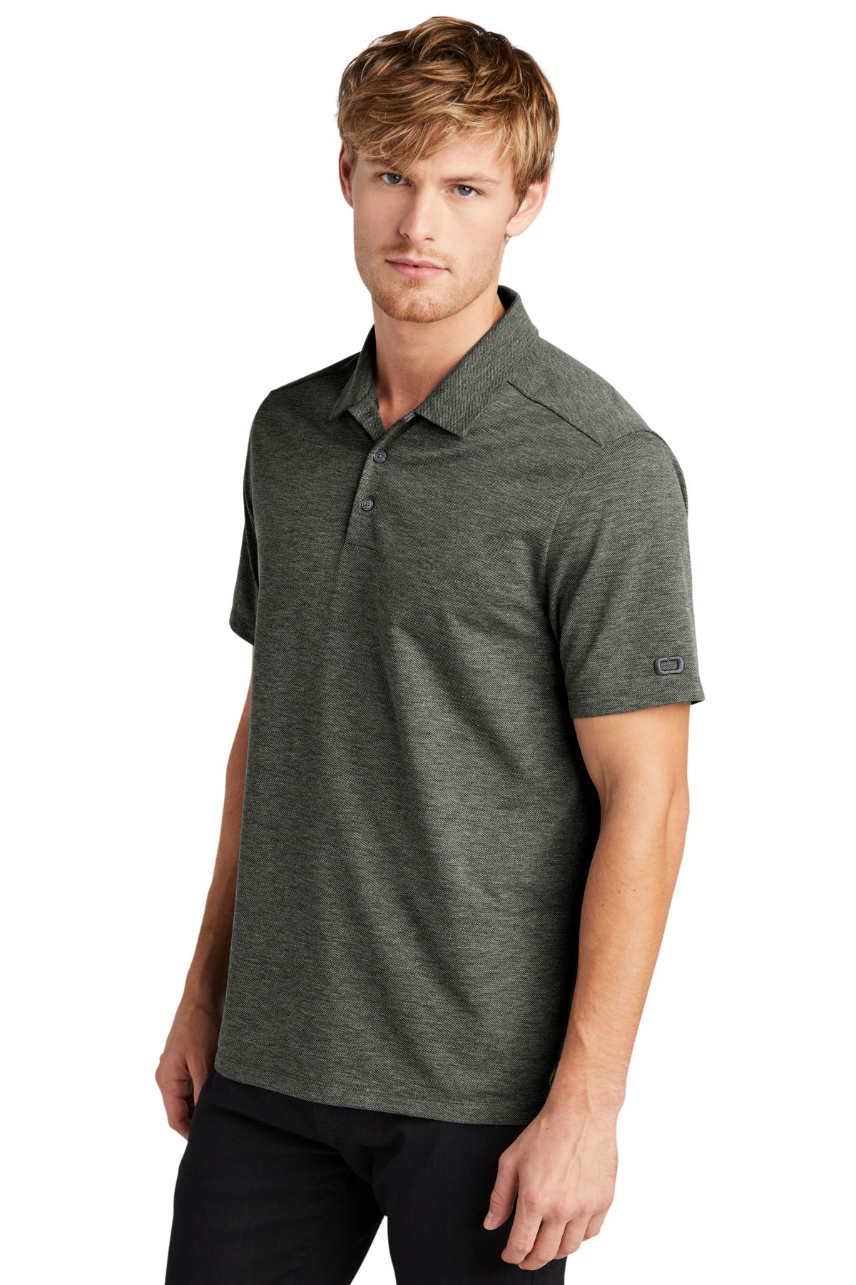OGIO Evolution Polo OG147 - Tarmac Grey - three_q
