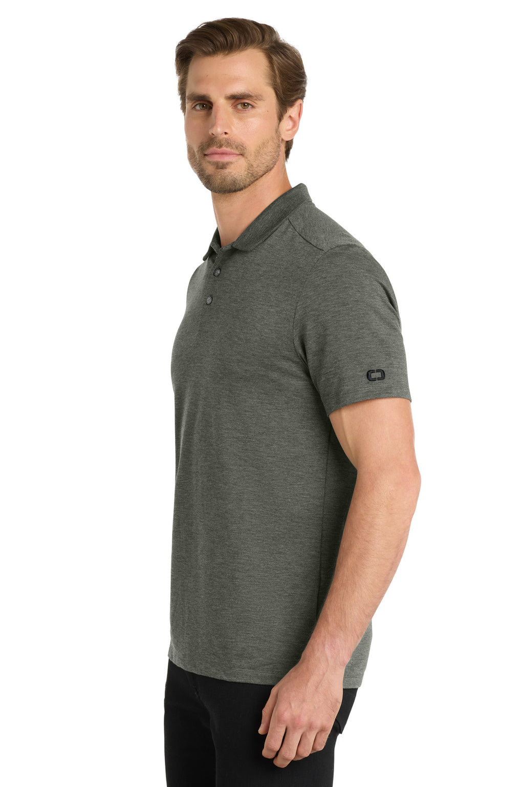 OGIO Evolution Polo OG147 - Tarmac Grey - side