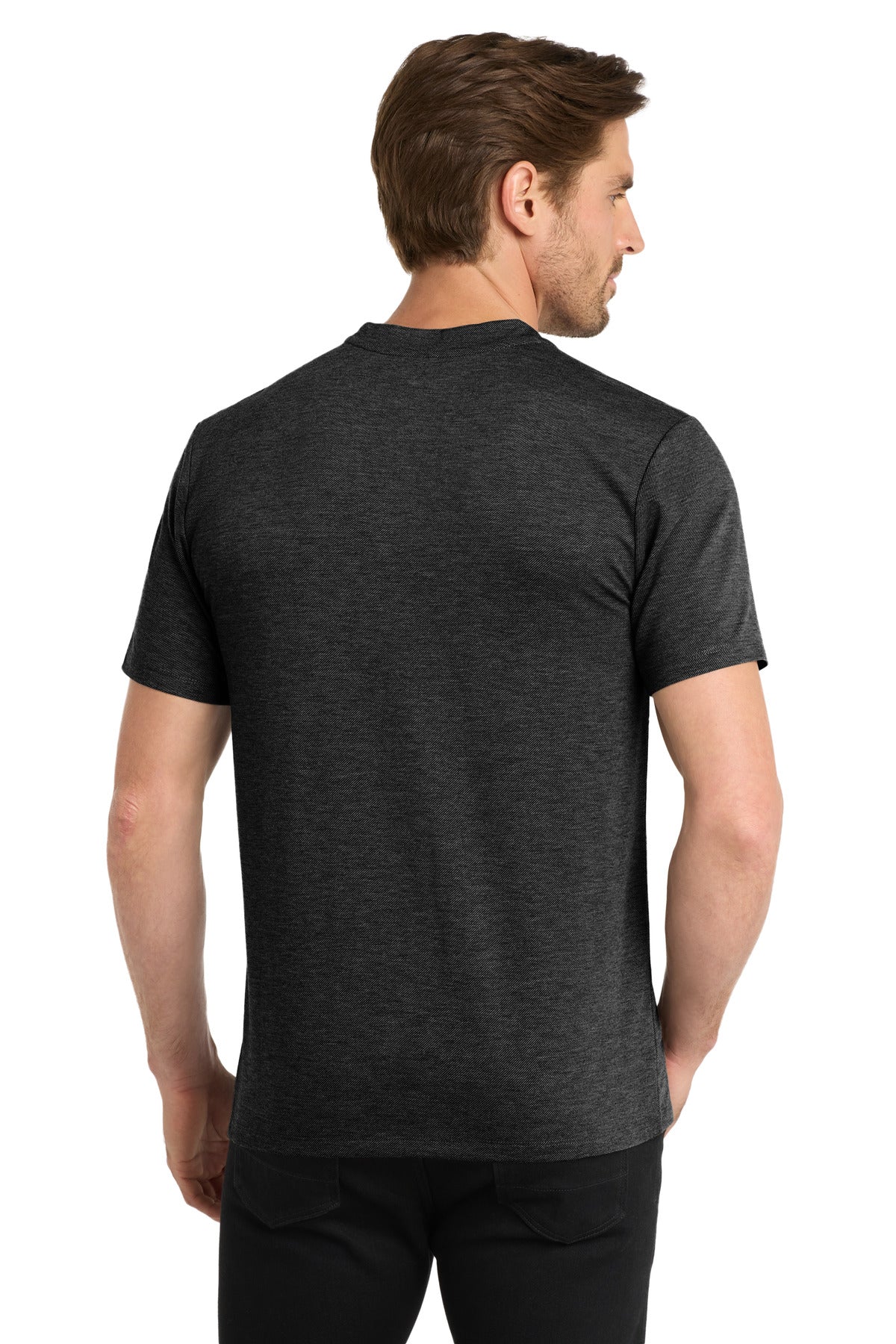 DISCONTINUED OGIO Evolution Henley OG148 - Blacktop - back