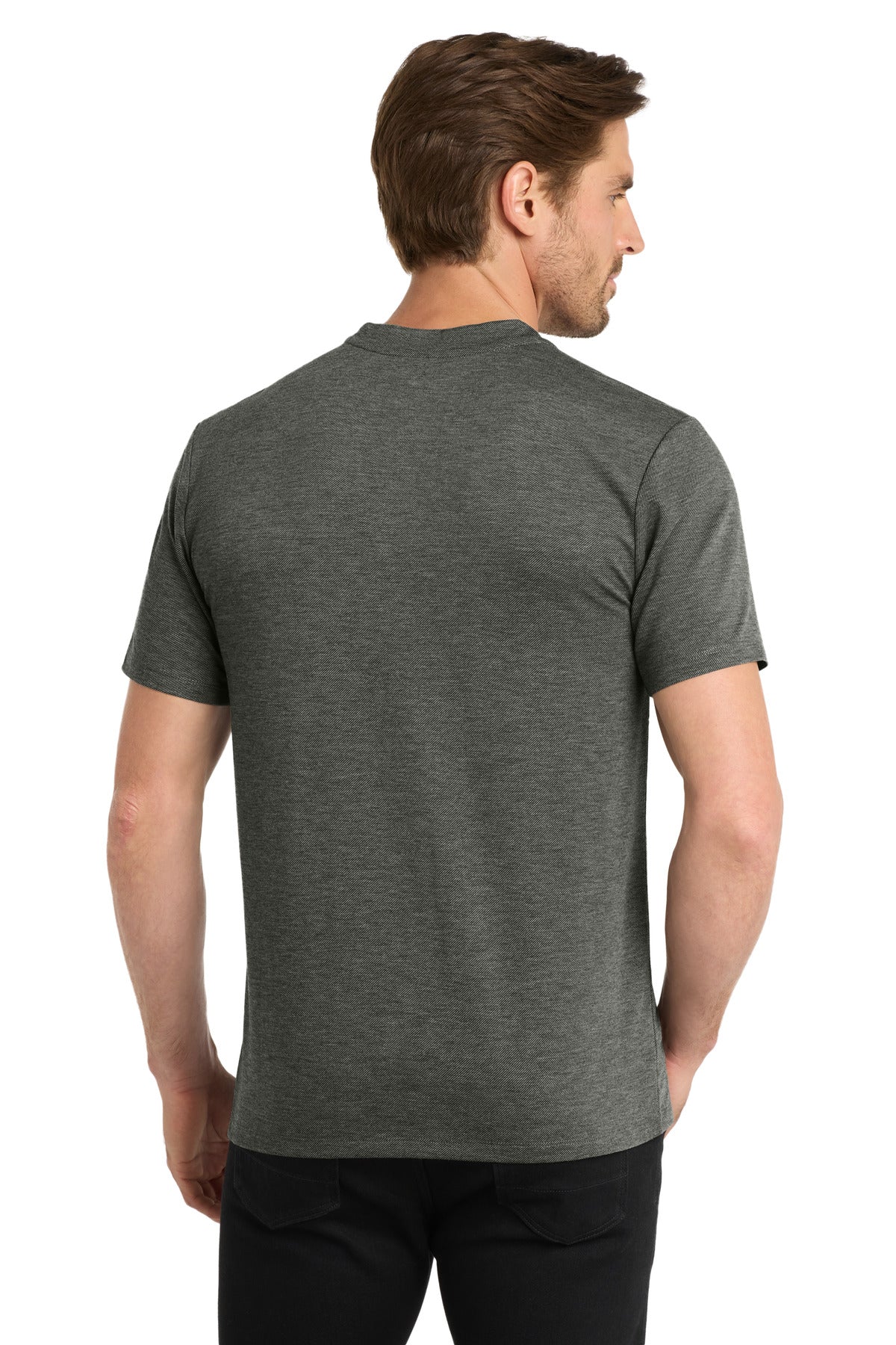 DISCONTINUED OGIO Evolution Henley OG148 - Tarmac Grey - back