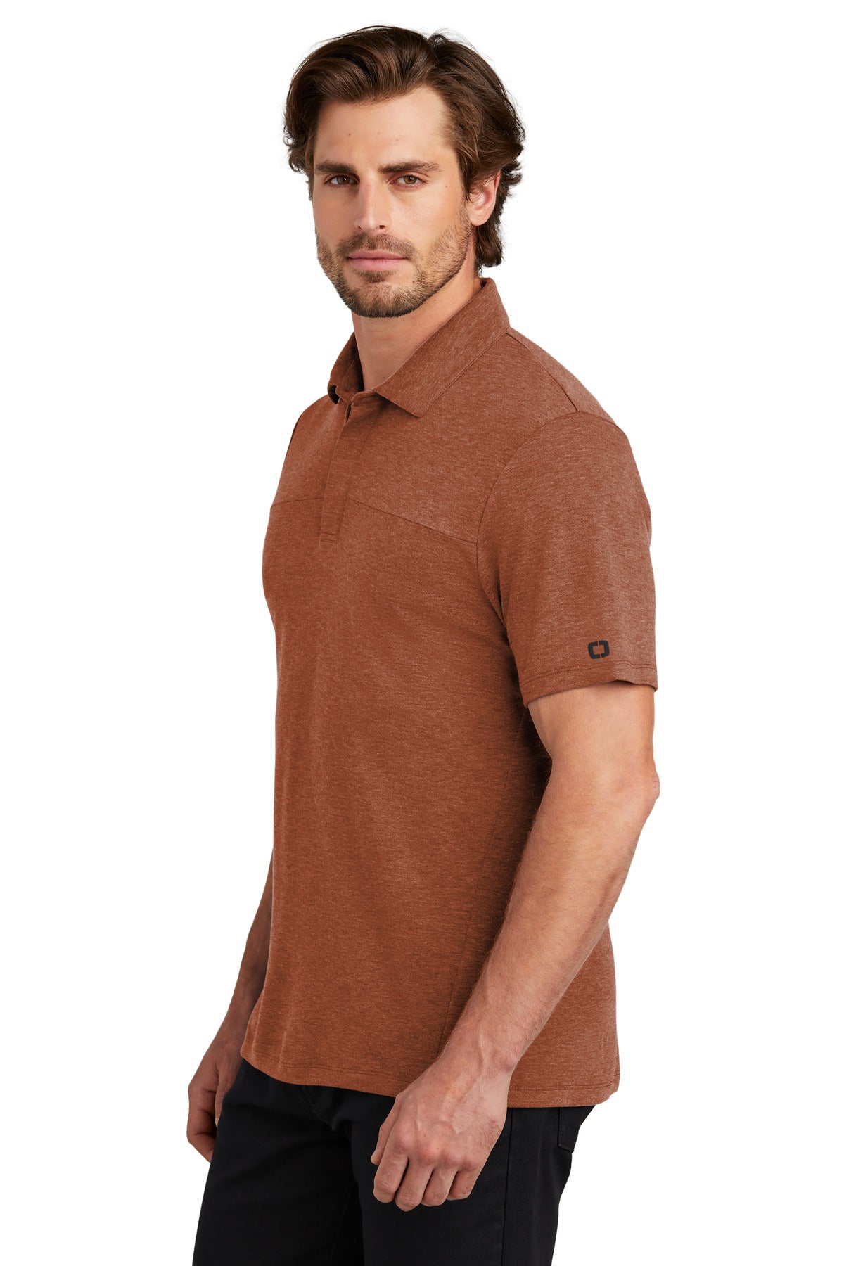 OGIO Command Polo OG150 - Deep Rust - side