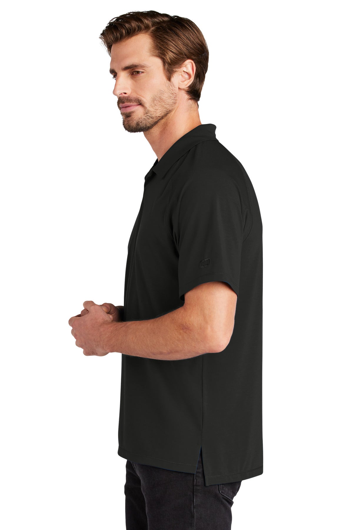 OGIO Motion Polo OG152 - Blacktop - side