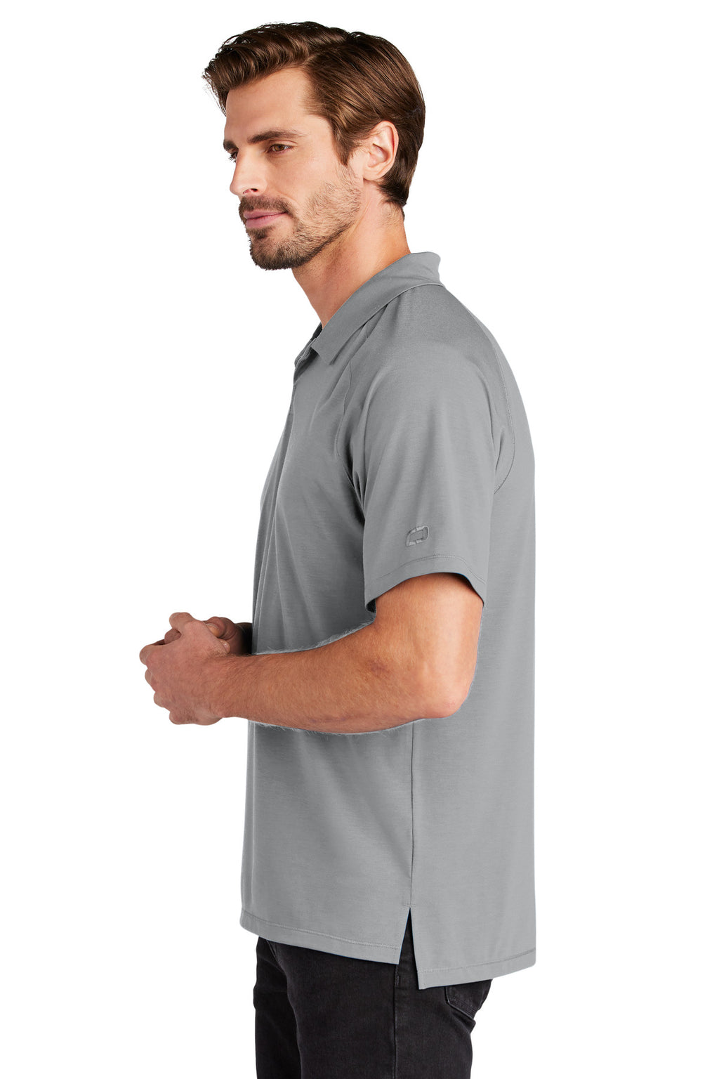 OGIO Motion Polo OG152 - Greystone - side