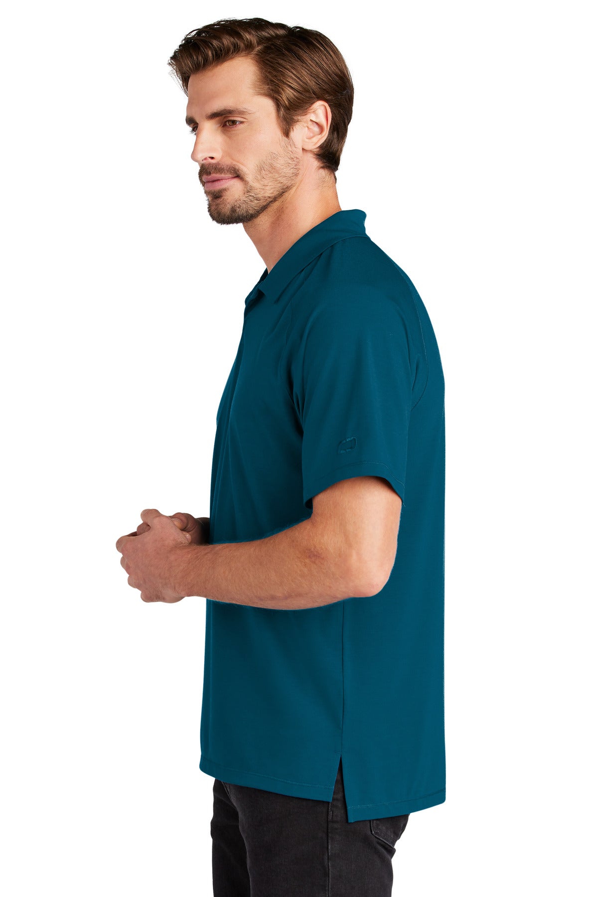 OGIO Motion Polo OG152 - Spar Blue - side