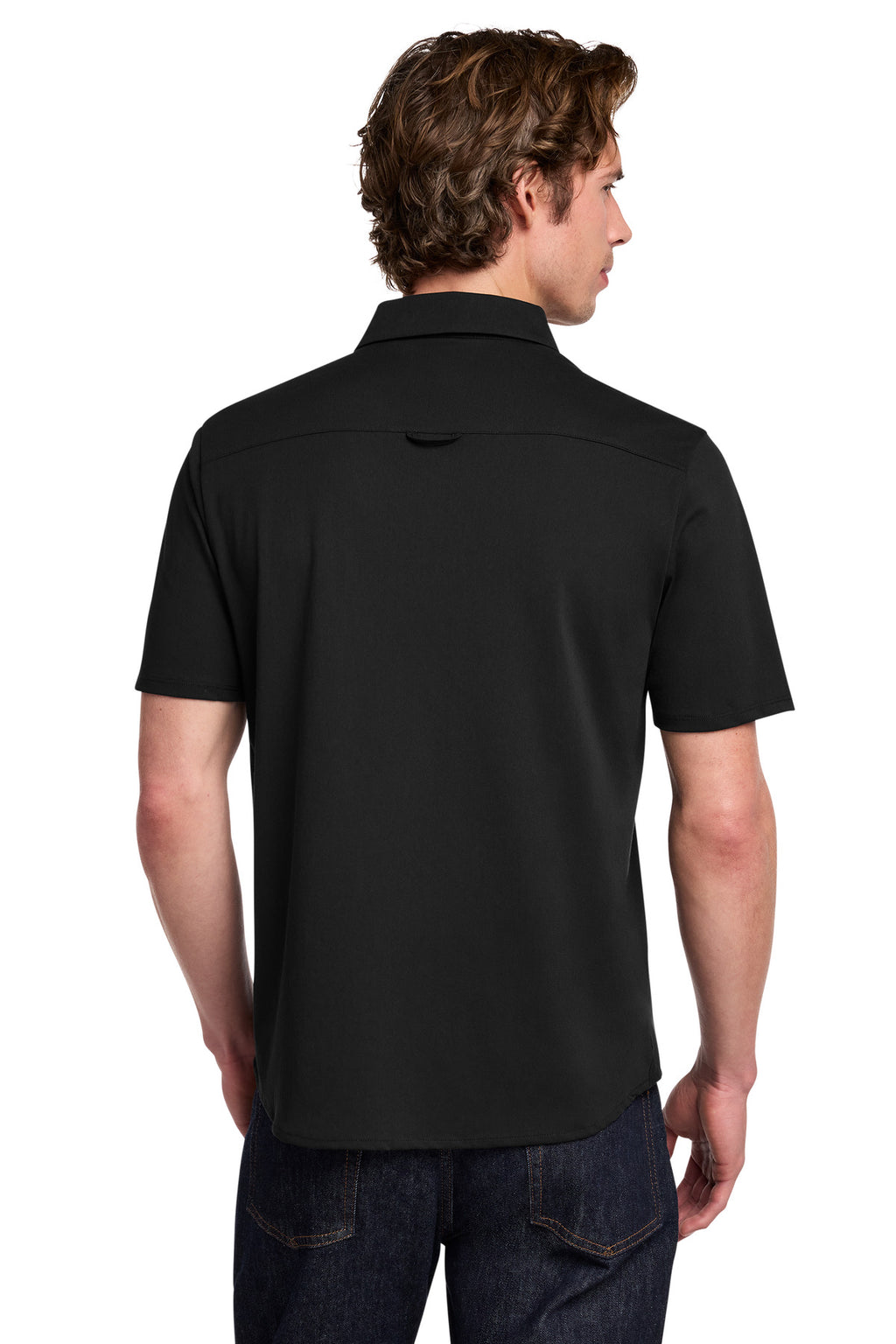 OGIO Extend Short Sleeve Button-Up OG160 - Blacktop - back
