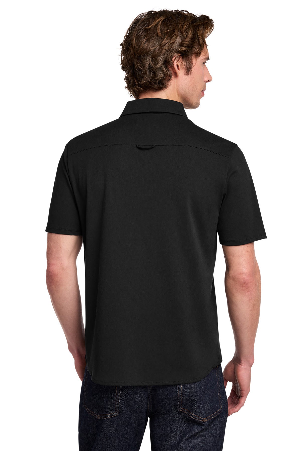 OGIO Extend Short Sleeve Button-Up OG160 - Blacktop - back