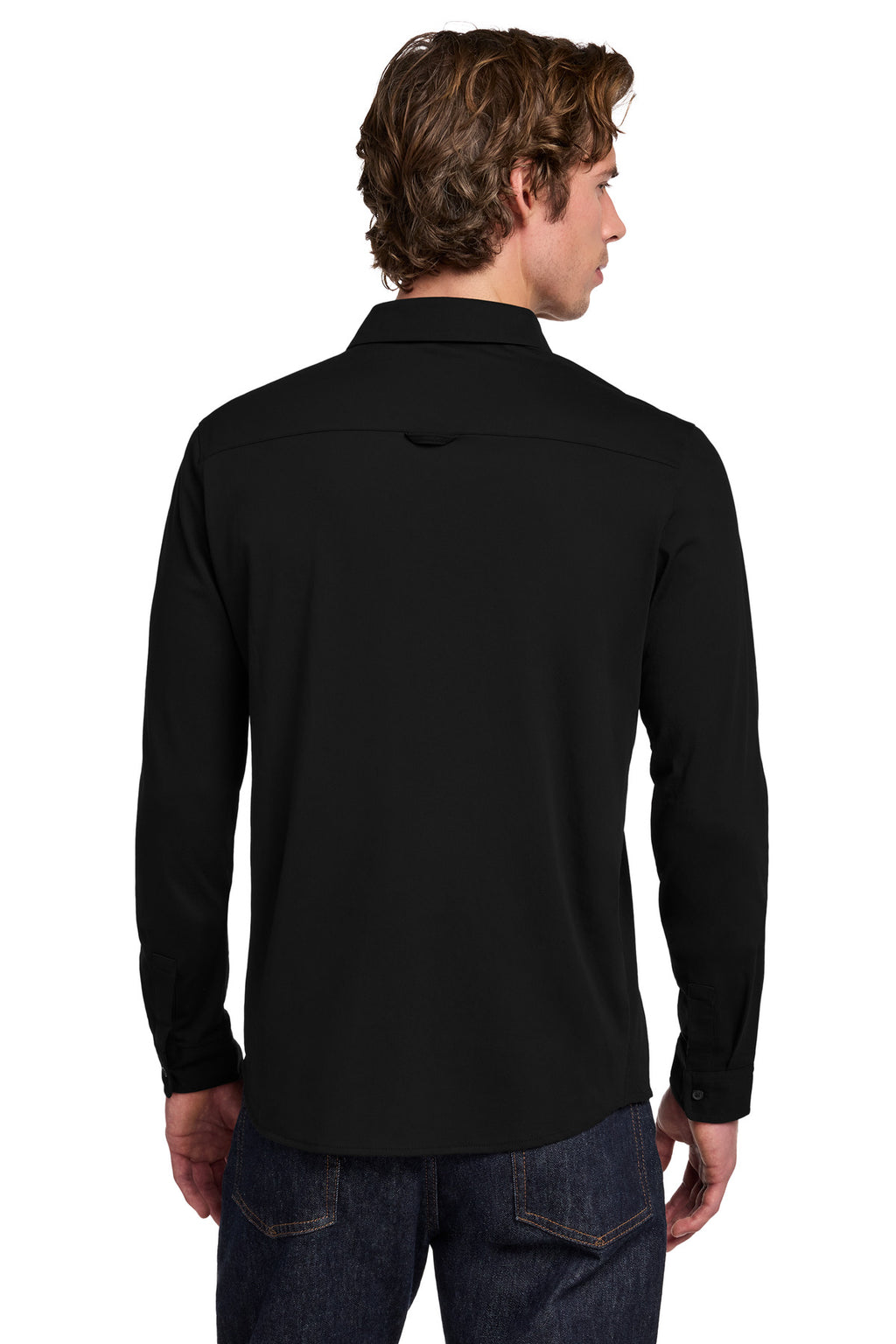OGIO Extend Long Sleeve Button-Up OG161 - Blacktop - back