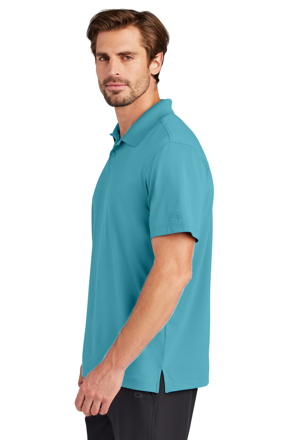 OGIO Regain Polo OG170 - Fusion Blue - side