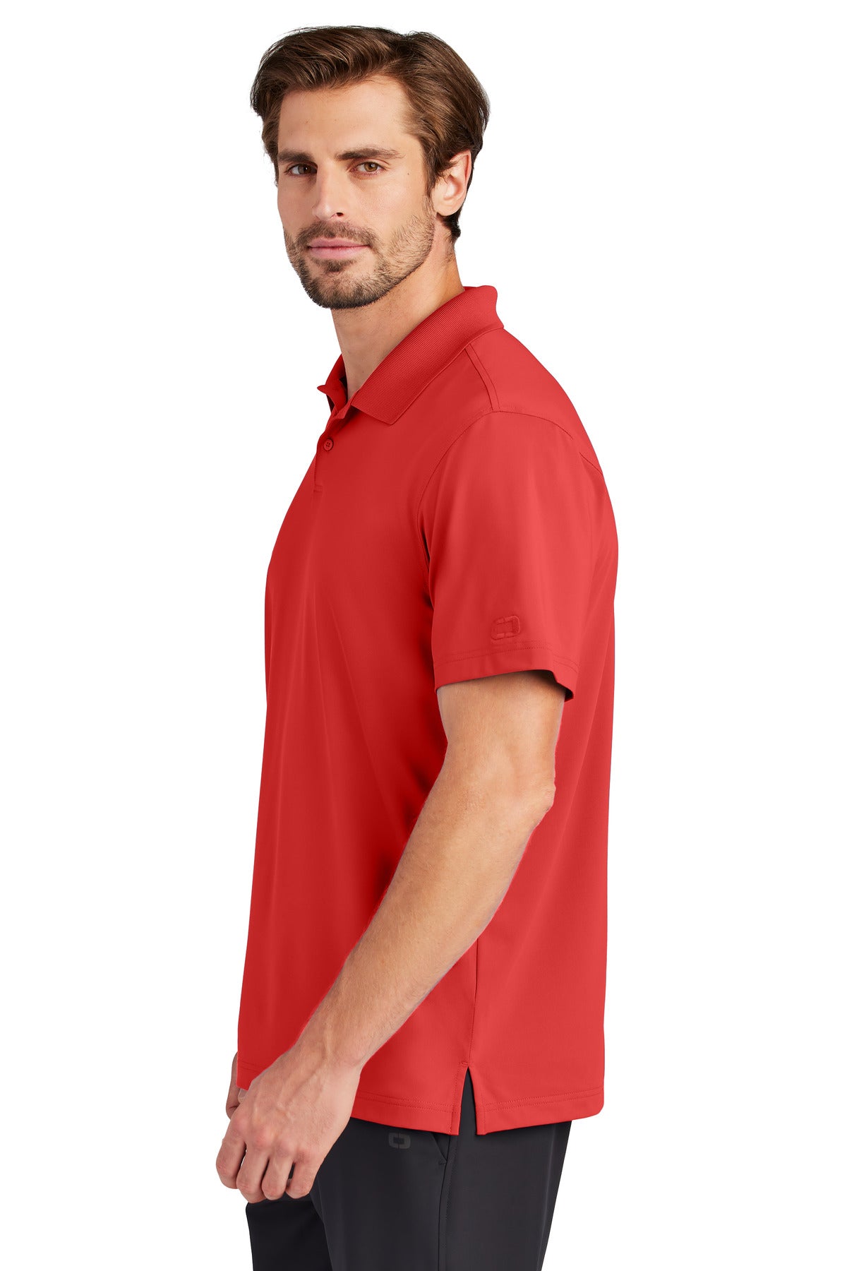 OGIO Regain Polo OG170 - Signal Red - side