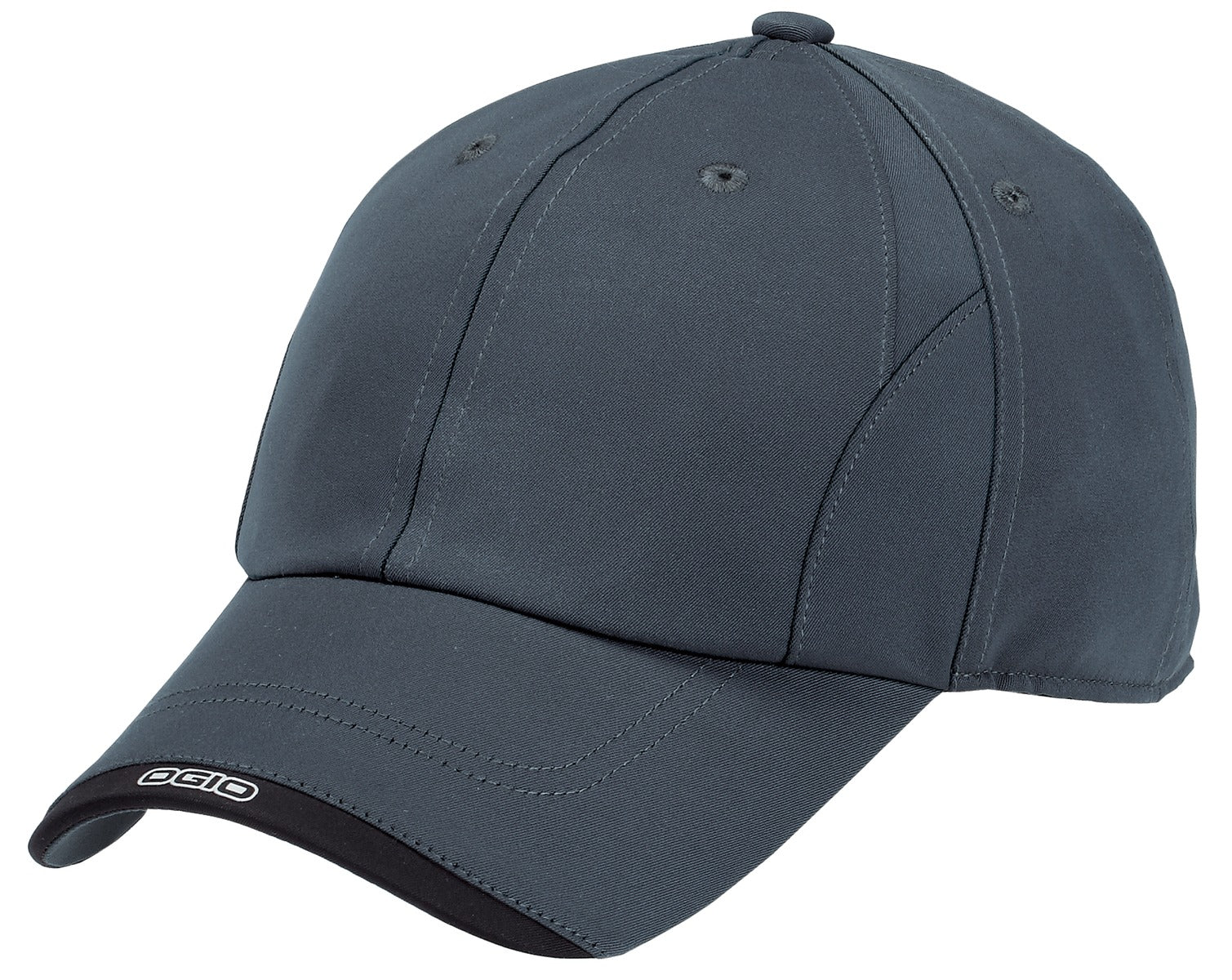 DISCONTINUED OGIO - X-Over Cap. OG600 - Diesel Grey/ Blacktop - front