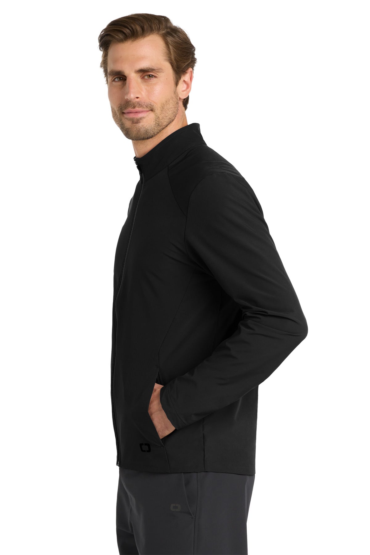 OGIO Connection Full-Zip OG706 - Blacktop - side