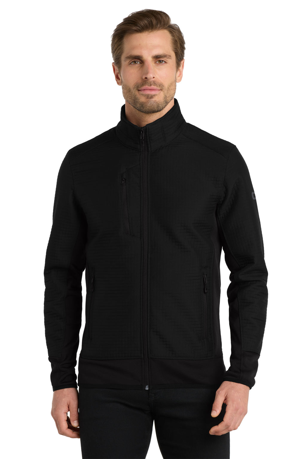 OGIO Trax Jacket. OG726 - Blacktop - front