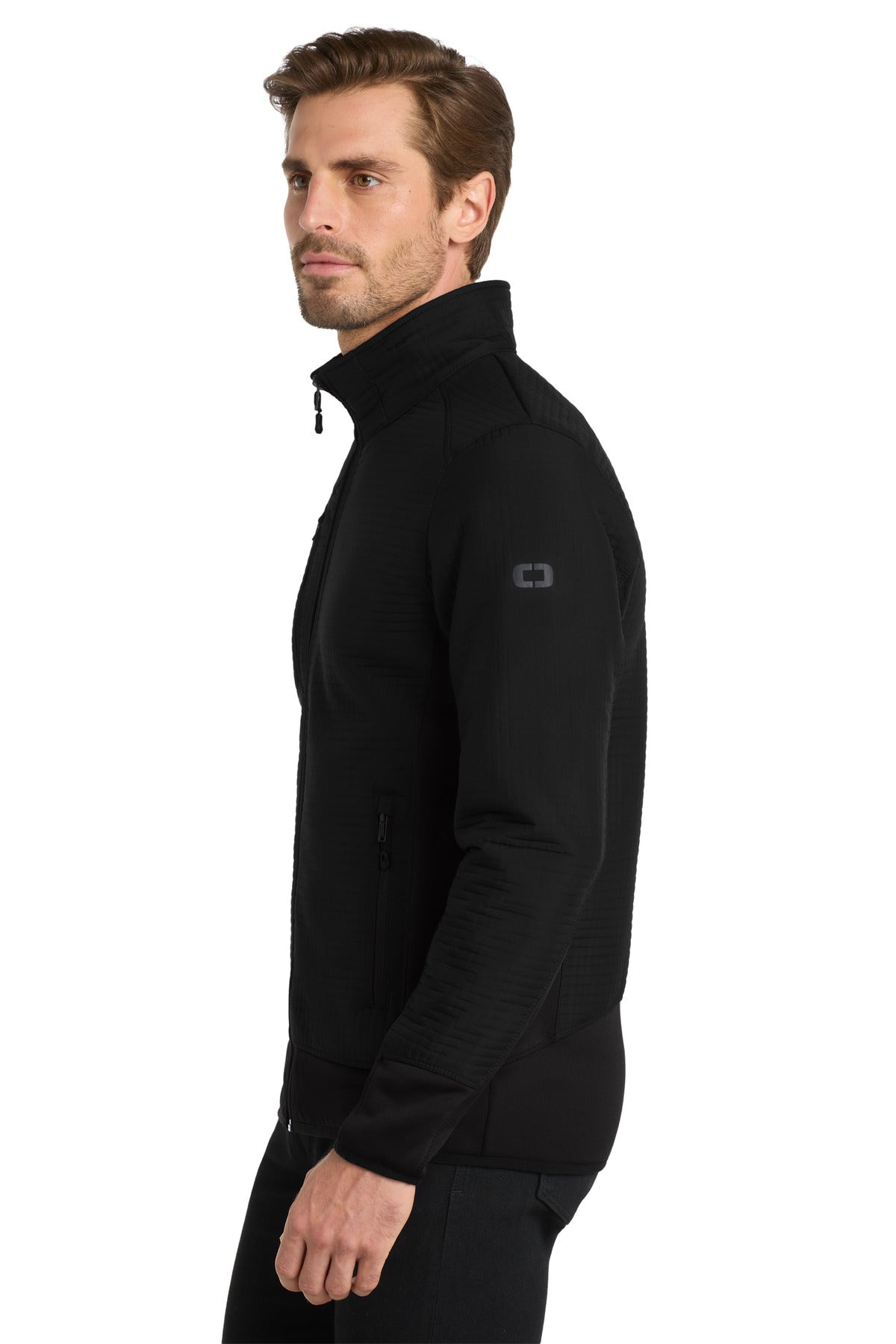 OGIO Trax Jacket. OG726 - Blacktop - side