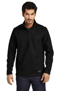 OGIO Grit Fleece 1/2-Zip OG729 - Blacktop - front