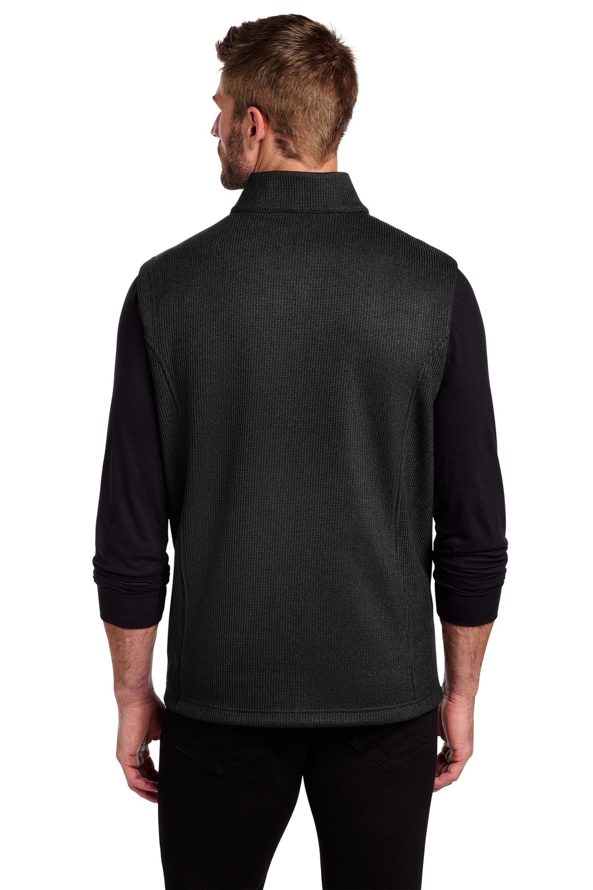 OGIO Grit Fleece Vest OG730 - Blacktop - back