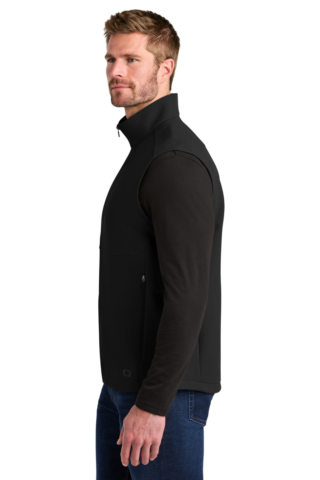 OGIO Kinetic Soft Shell Vest OG741 - Blacktop - side