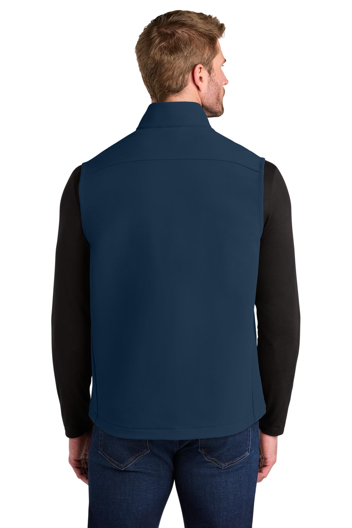 OGIO Kinetic Soft Shell Vest OG741 - River Blue Navy - back