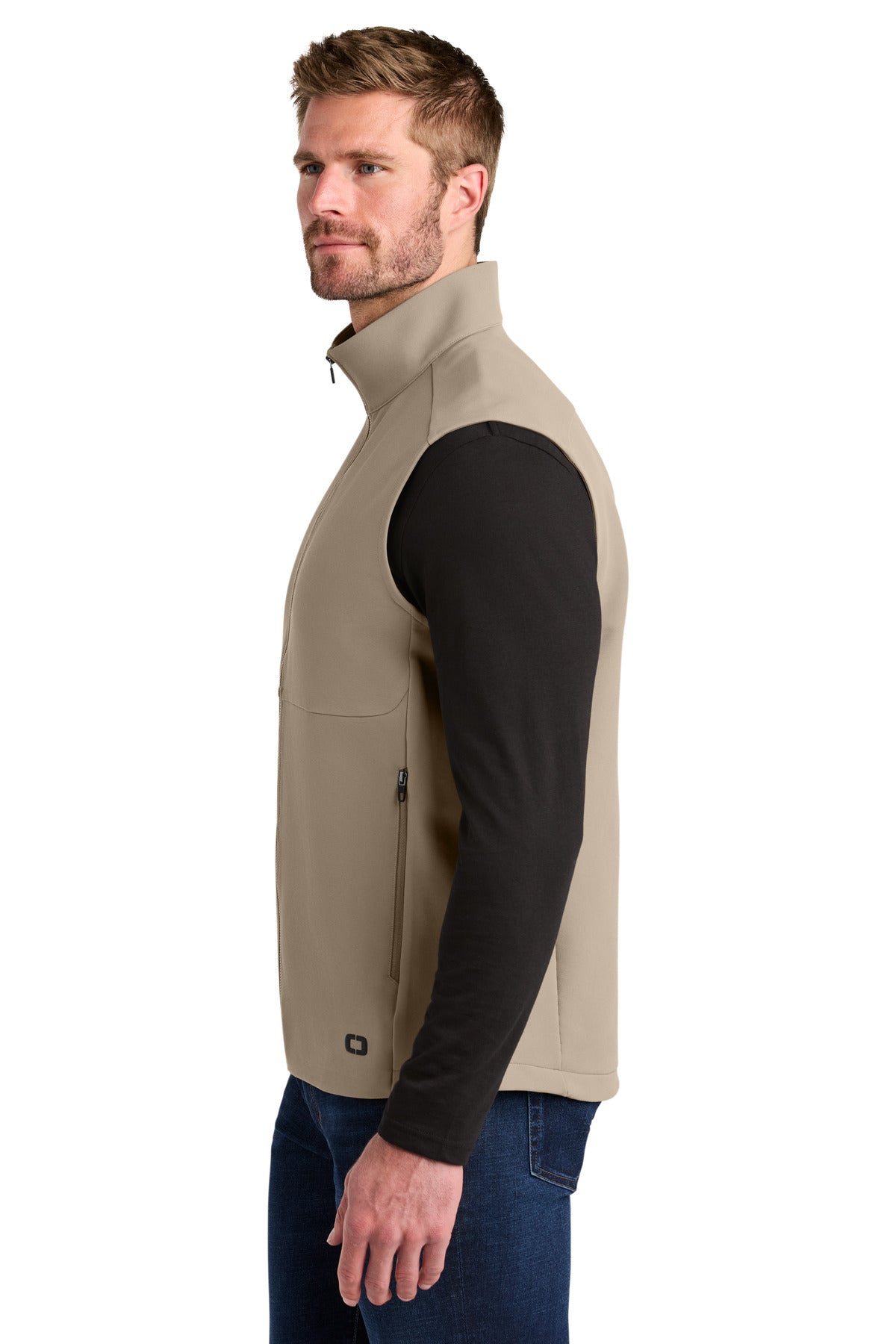 OGIO Kinetic Soft Shell Vest OG741 - Sahara - side