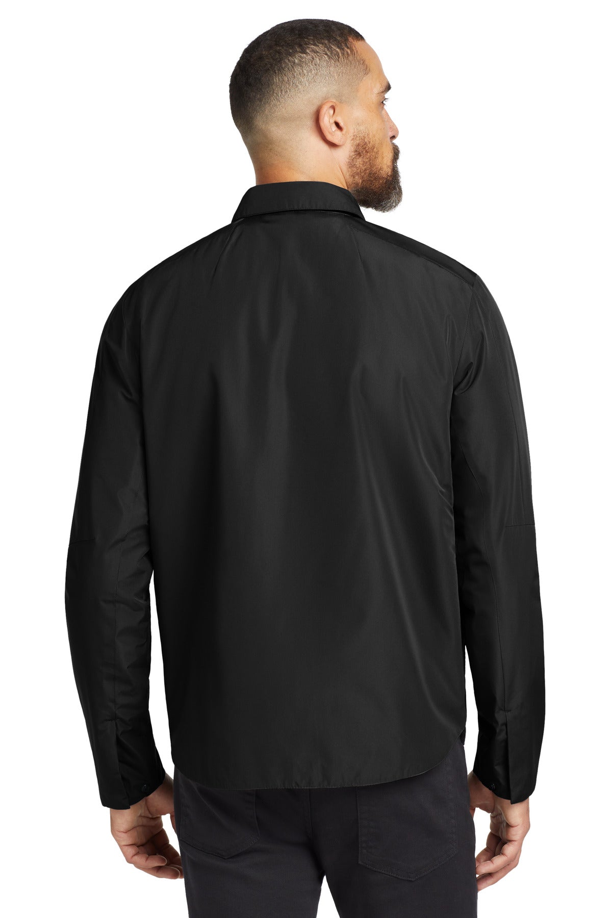 OGIO Reverse Shirt Jacket. OG754 - Blacktop - back
