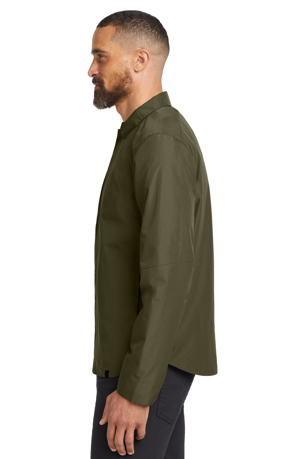OGIO Reverse Shirt Jacket. OG754 - Drive Green - side