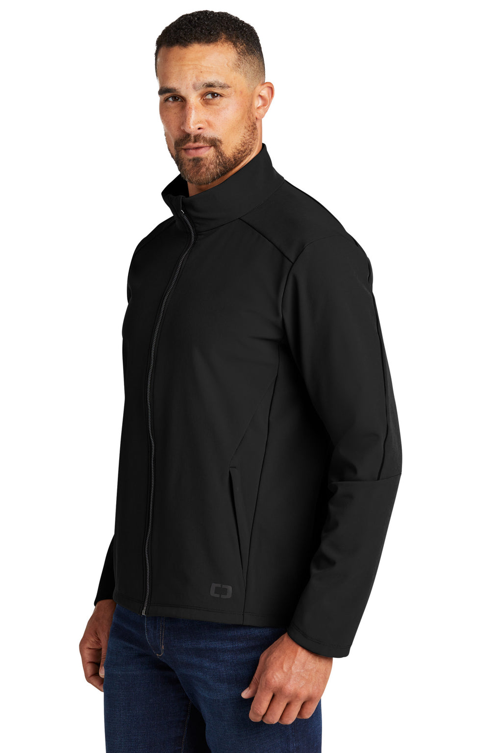 OGIO Commuter Full-Zip Soft Shell OG755 - Blacktop - three_q