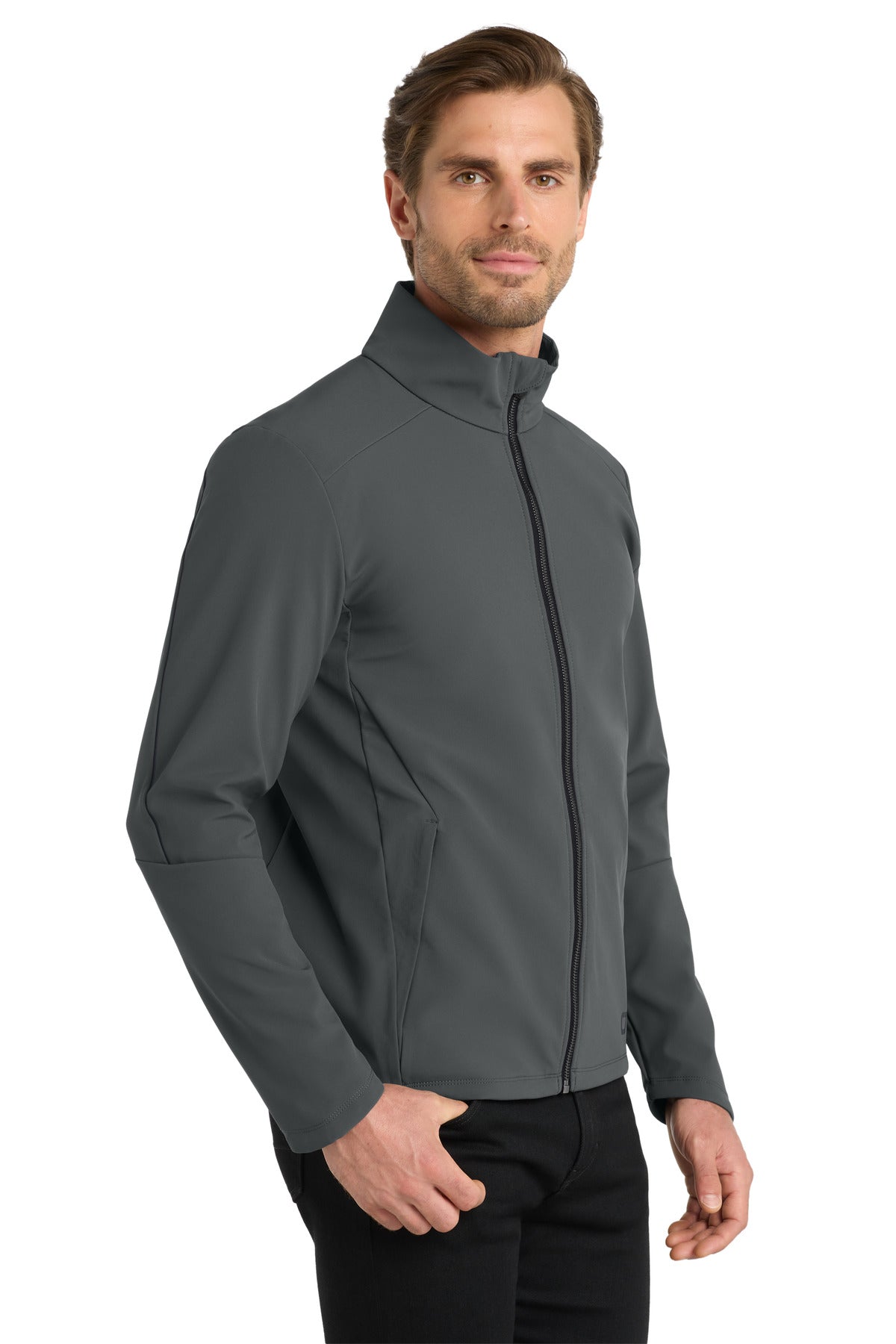 OGIO Commuter Full-Zip Soft Shell OG755 - Diesel Grey - side