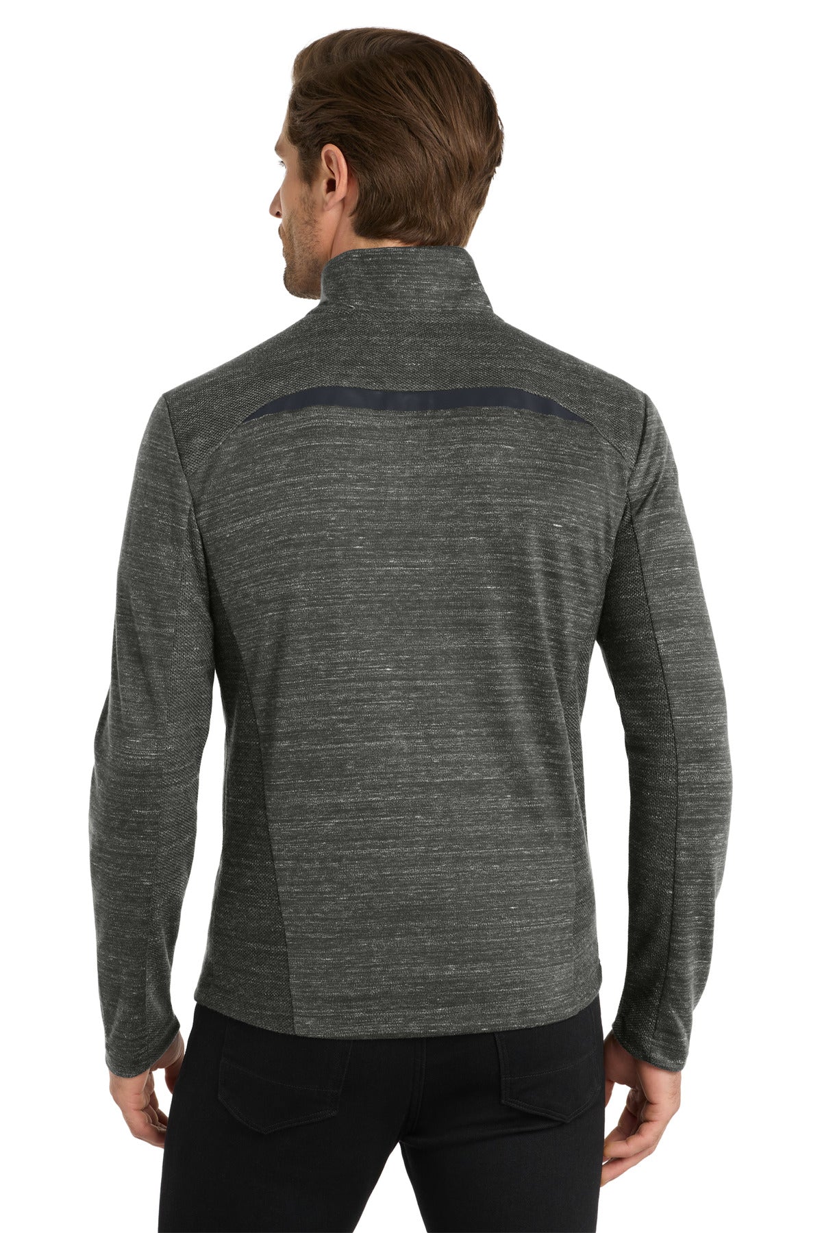 OGIO Flux 1/4-Zip OG823 - Tarmac Grey Heather - back