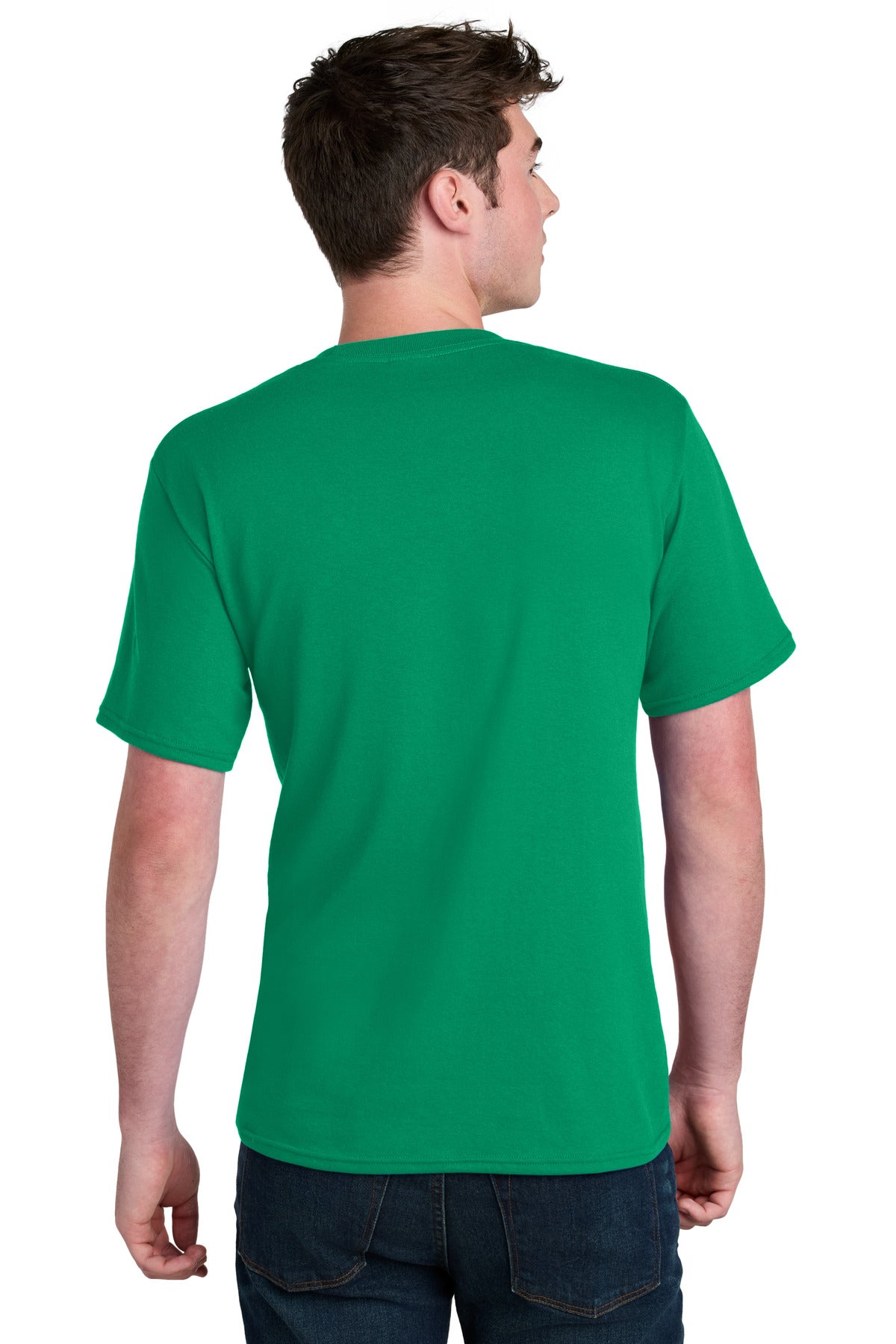 Port & Co Core Blend Recycled Tee PC01 - Kelly - back