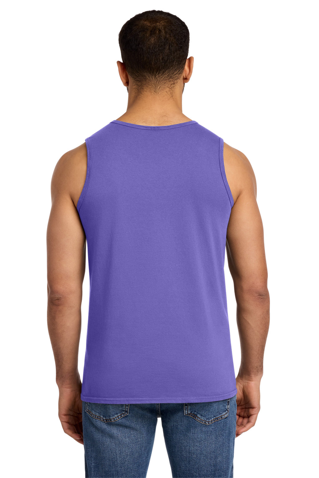 Port & Co Beach Wash Garment-Dyed Tank. PC099TT - Amethyst - back