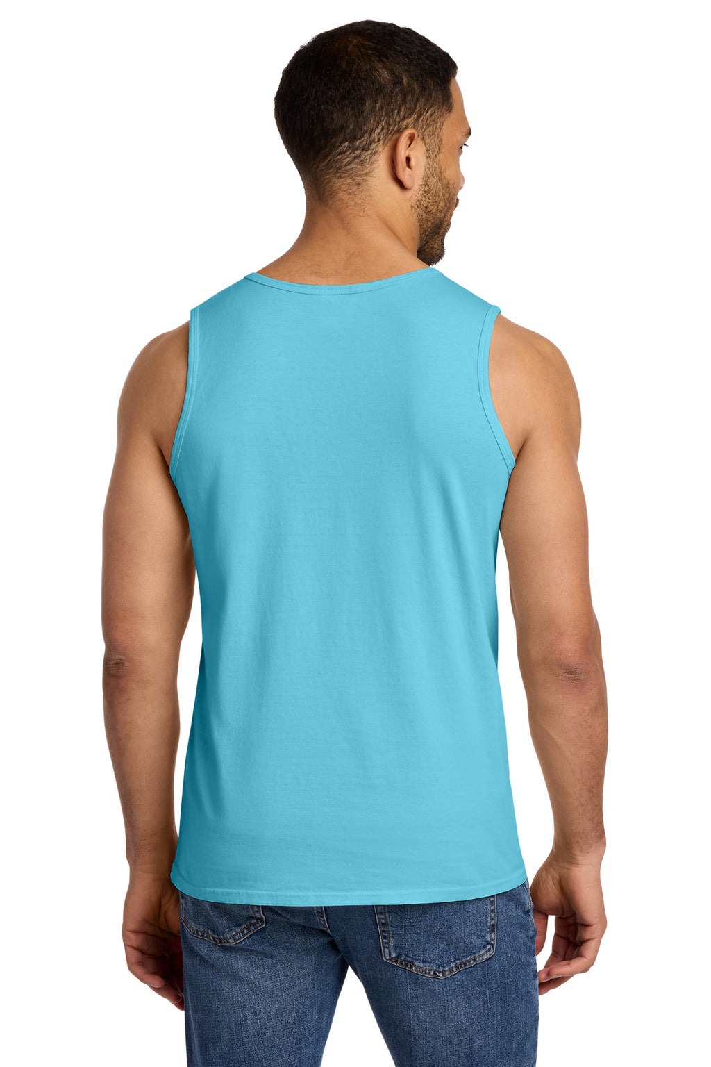 Port & Co Beach Wash Garment-Dyed Tank. PC099TT - Tidal Wave - back