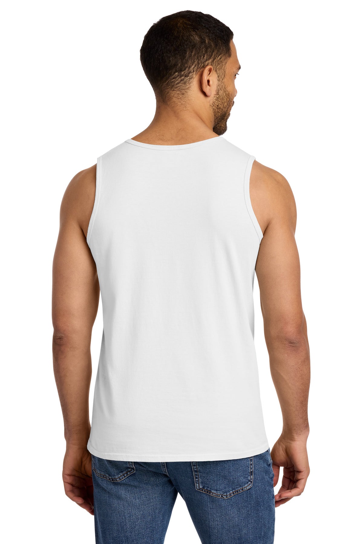 Port & Co Beach Wash Garment-Dyed Tank. PC099TT - White - back