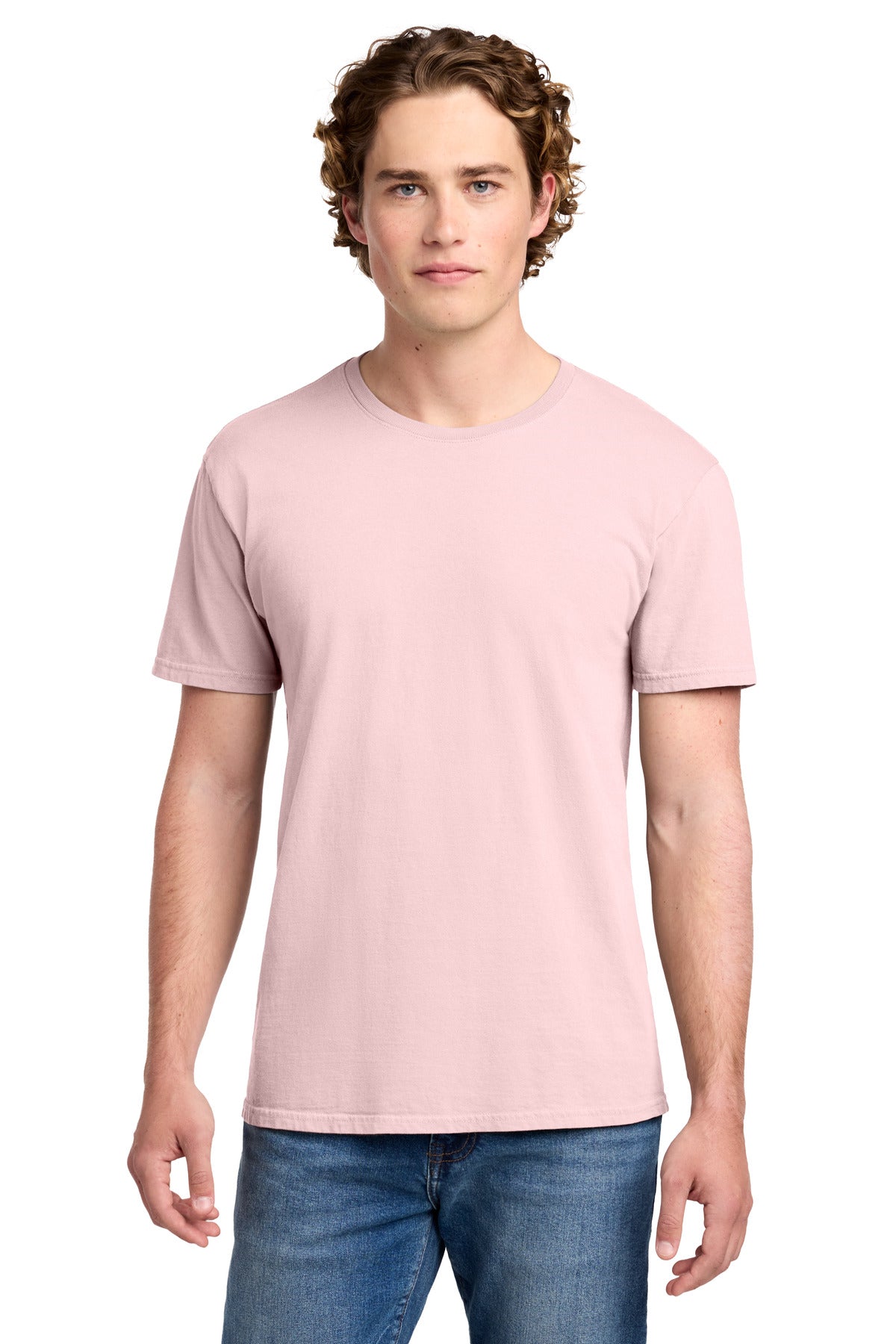 Port & Co Beach Wash Garment-Dyed Tee. PC099 - Cherry Blossom - front
