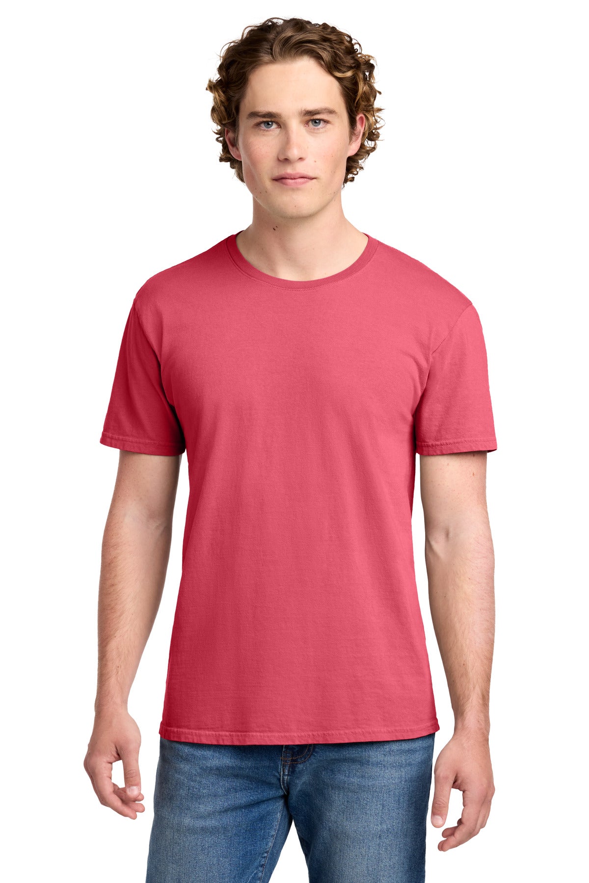 Port & Co Beach Wash Garment-Dyed Tee. PC099 - Fruit Punch - front