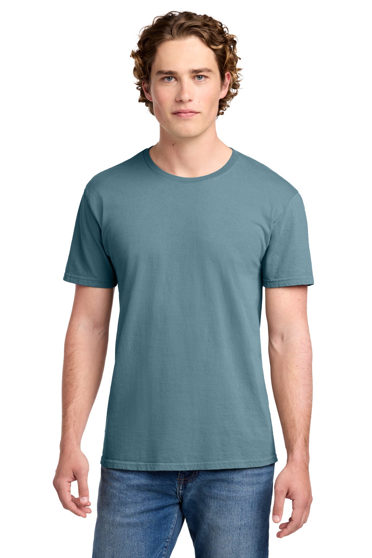 Port & Co Beach Wash Garment-Dyed Tee. PC099 - Mist - front