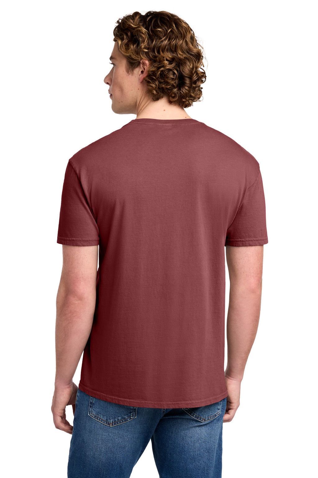 Port & Co Beach Wash Garment-Dyed Tee. PC099 - Red Rock - back