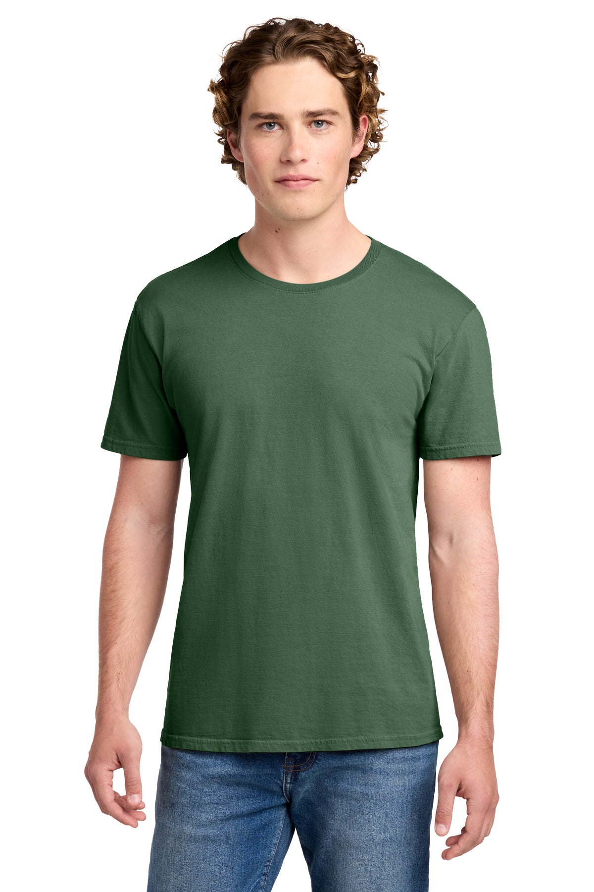 Port & Co Beach Wash Garment-Dyed Tee. PC099 - Safari - front