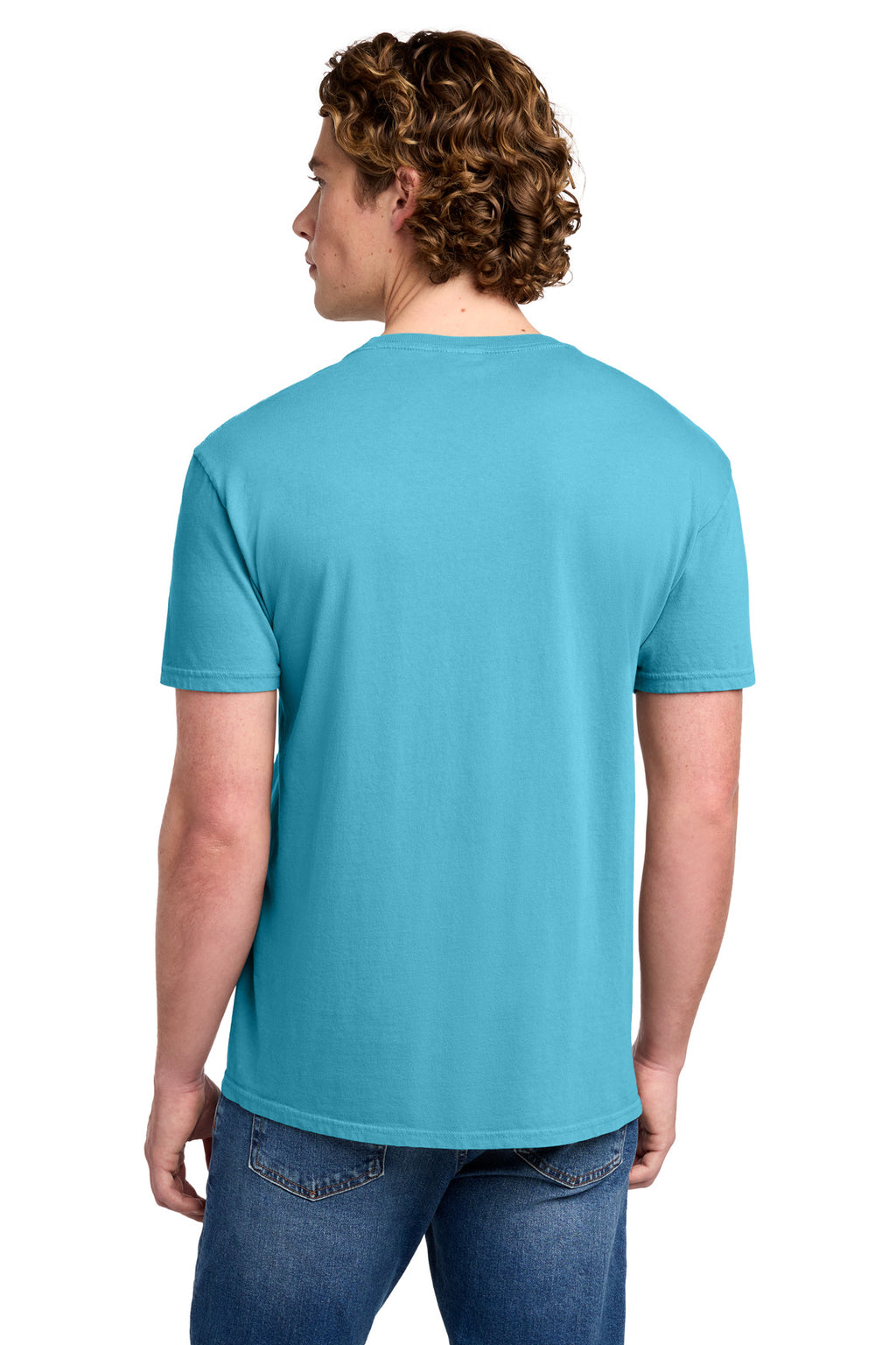 Port & Co Beach Wash Garment-Dyed Tee. PC099 - Tidal Wave - back