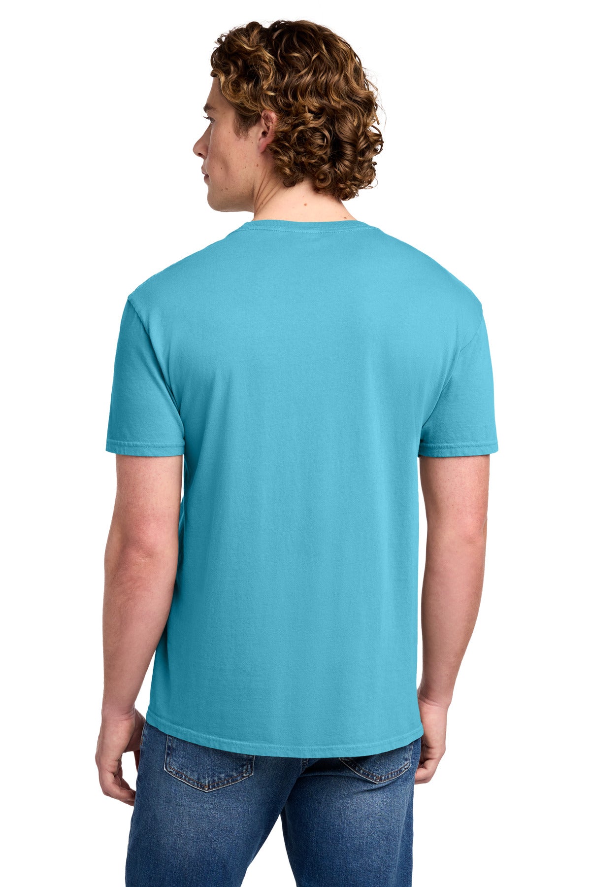 Port & Co Beach Wash Garment-Dyed Tee. PC099 - Tidal Wave - back