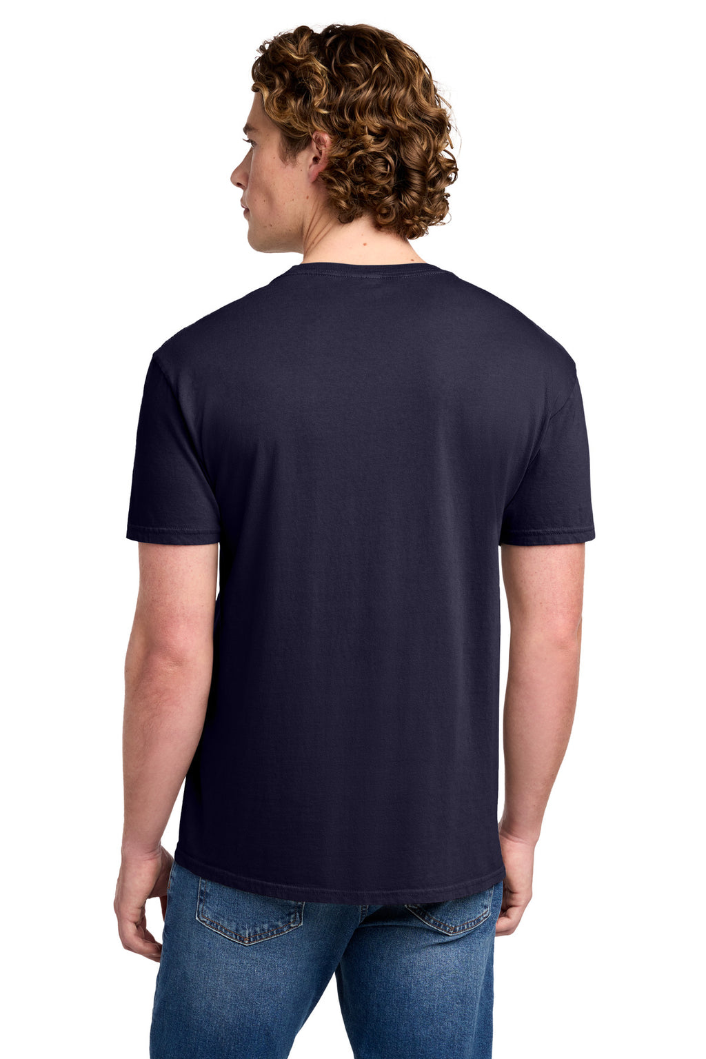 Port & Co Beach Wash Garment-Dyed Tee. PC099 - True Navy - back