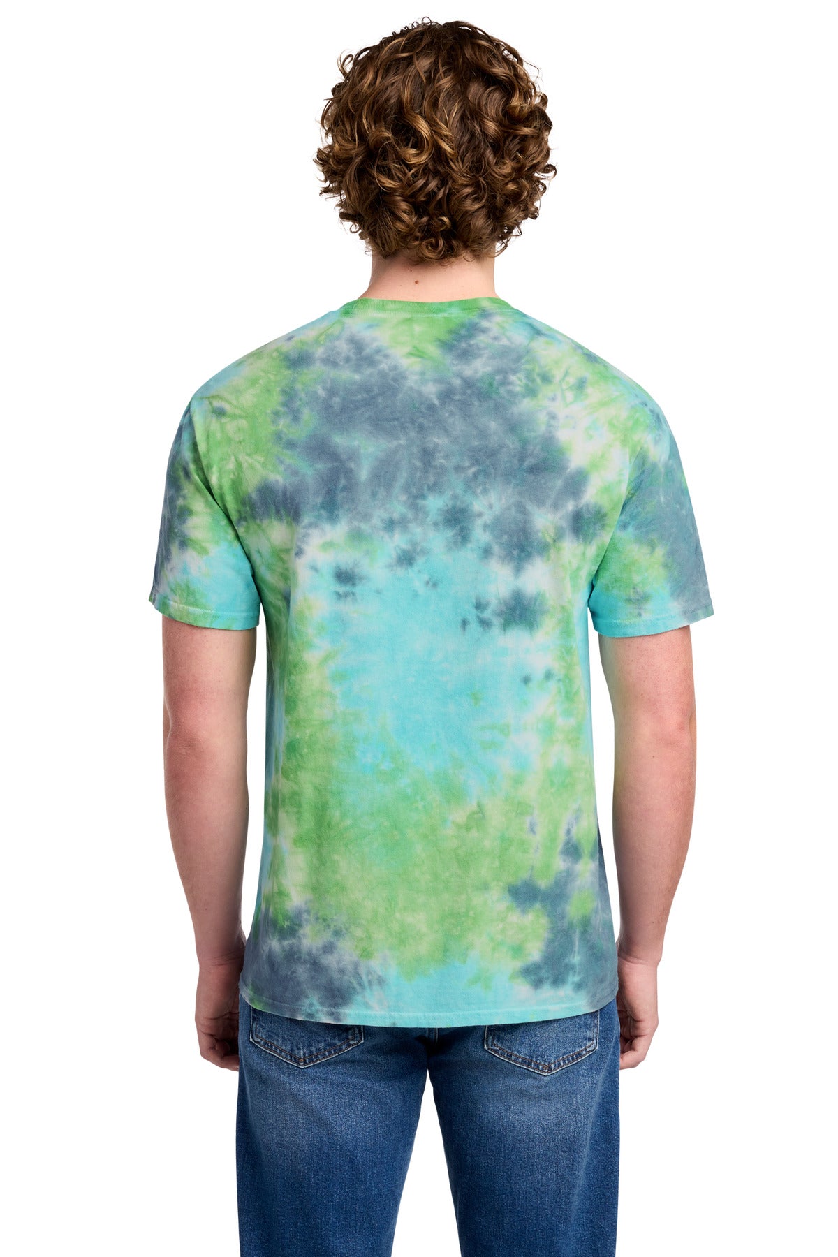 Port & Co Crystal Tie-Dye Tee PC145 - Planet Earth Colorburst - back