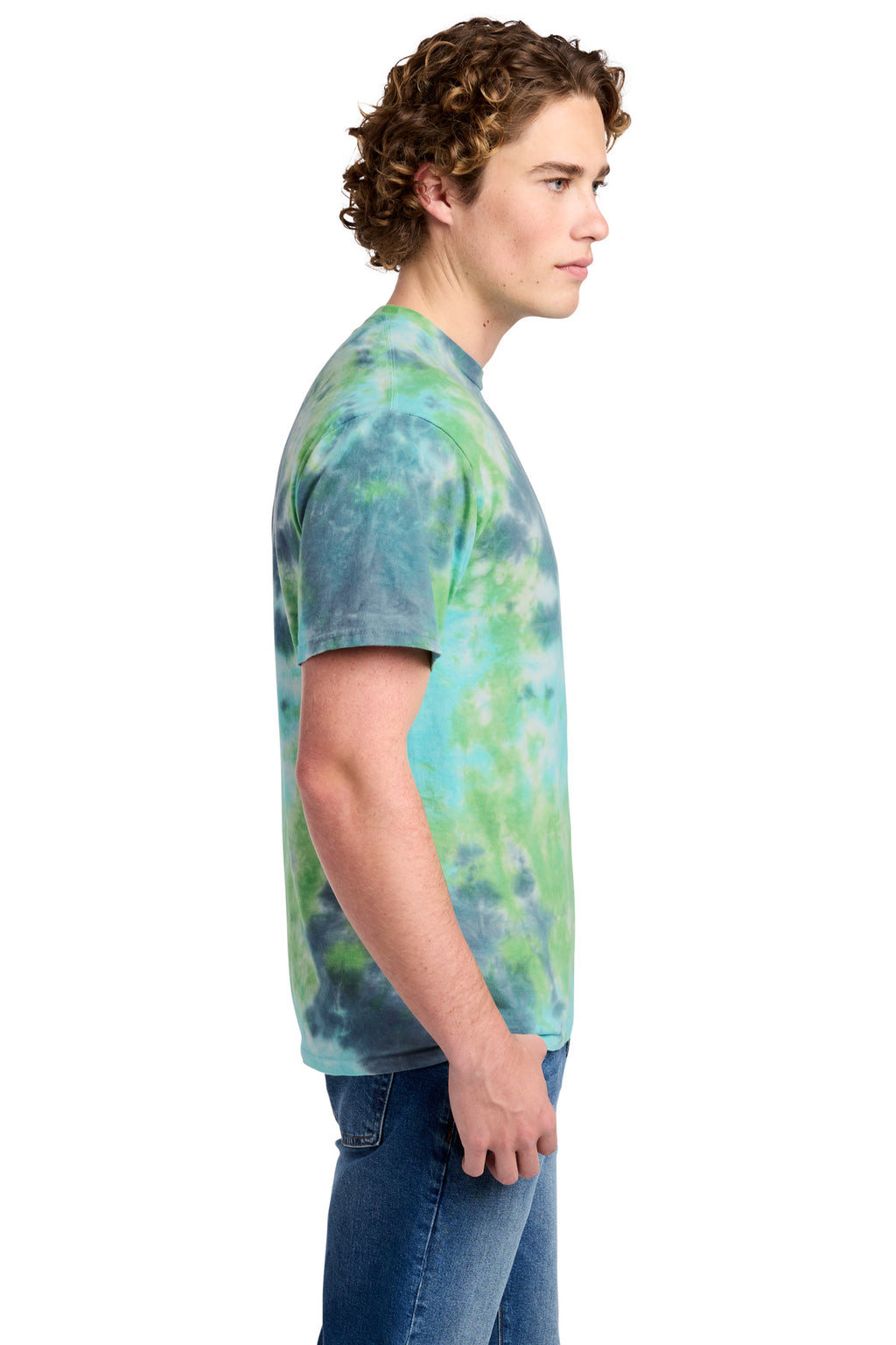 Port & Co Crystal Tie-Dye Tee PC145 - Planet Earth Colorburst - side
