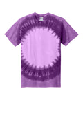 Port & Co Window Tie-Dye Tee. PC149 - Purple - front