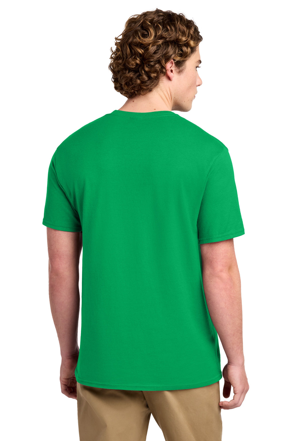 Port & Co Ring Spun Cotton Tee. PC150 - Clover Green - back