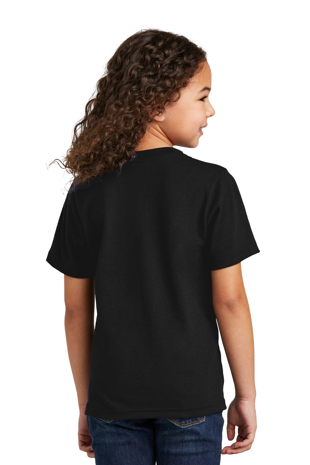 Port & Co Youth Tri-Blend Tee PC330Y - Black - back